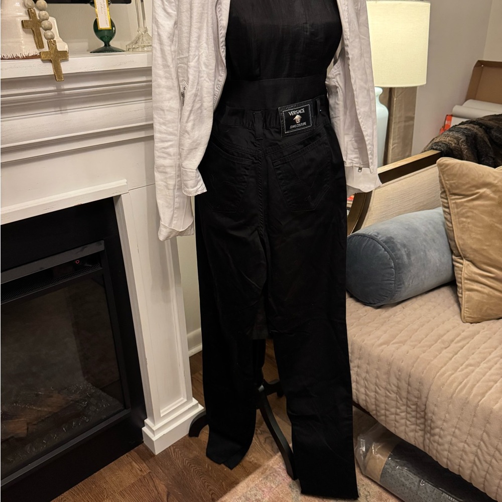 🖤 NWOT VERSACE COUTURE BLACK JEANS! - Picture 2 of 10